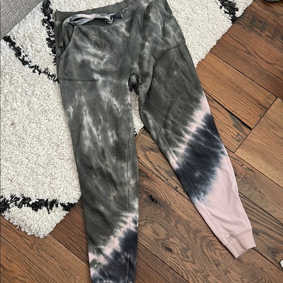 GreenTea Tie-Dye Sweat Joggers - Picture 1 of 5